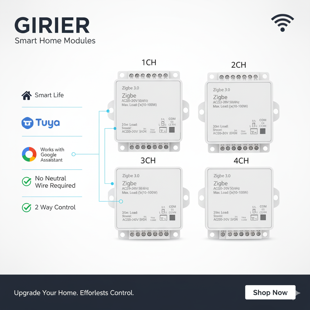 2CH ZigBee Switch Module-L