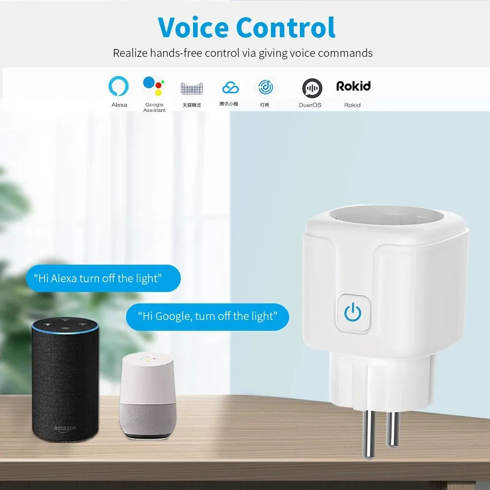 Smart WiFi Plug with Power Monitoring