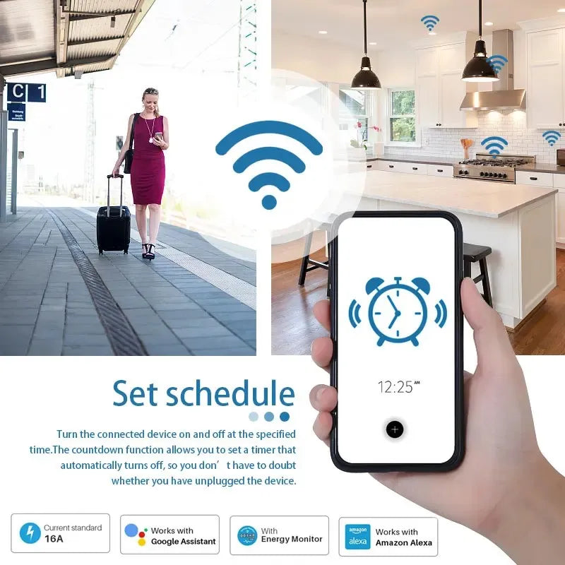 Smart WiFi Plug with Power Monitoring