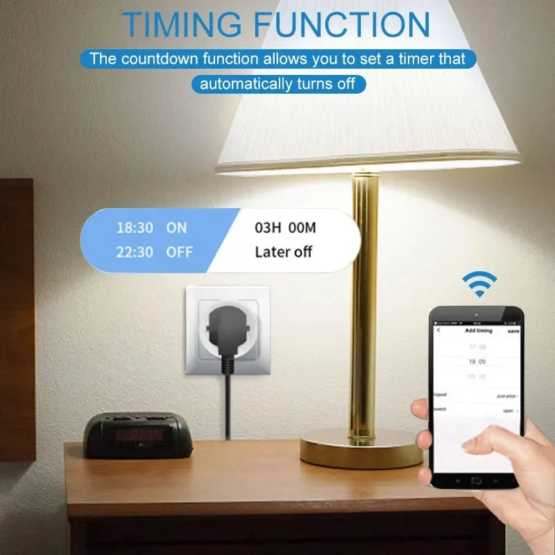 Smart WiFi Plug with Power Monitoring